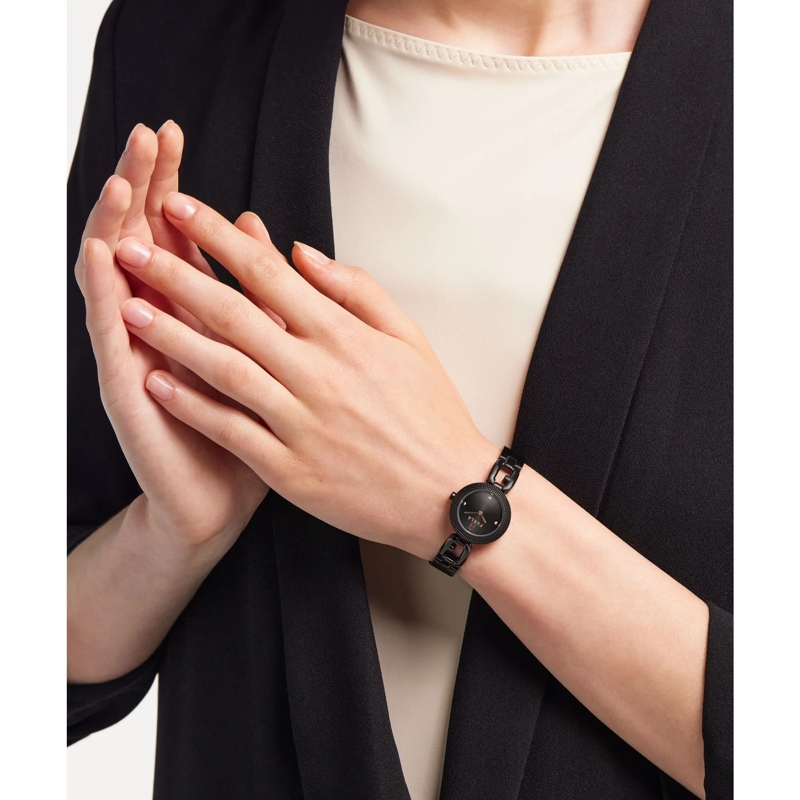 Furla Quarzuhr Quarz-Analoguhr Furla Arco Chain schwarz(Image 4)