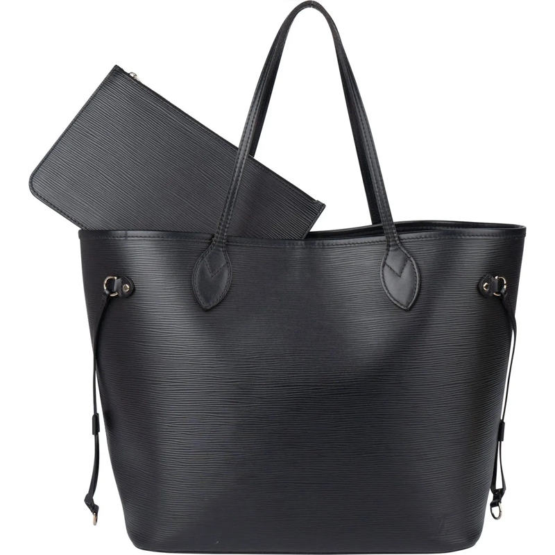 Louis Vuitton Tote Louis Vuitton Epi Leather Neverfull MM Shopper Han schwarz