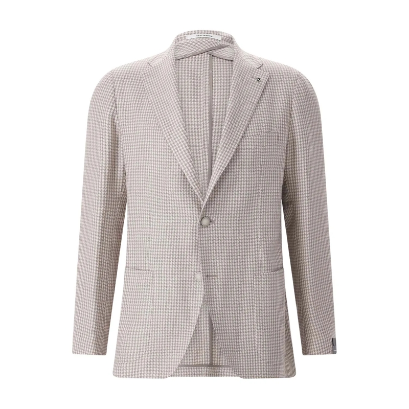 Tagliatore Veste de costume Sakko aus Woll-Seiden-Mix beige(Image 6)