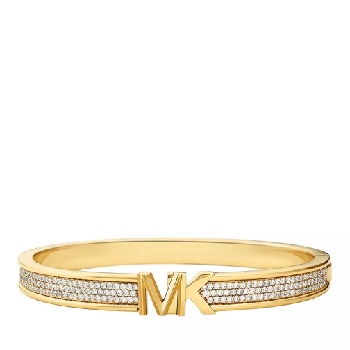 Michael Kors 14K Gold-Plated Brass Pavé Bangle Bracelet Gold Armband