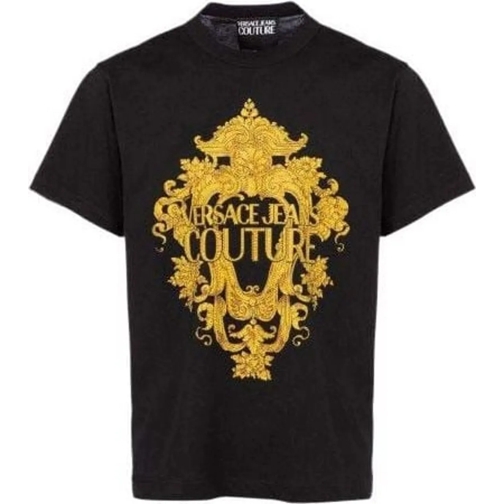 Versace Jeans Couture T-shirts T-shirt Black schwarz