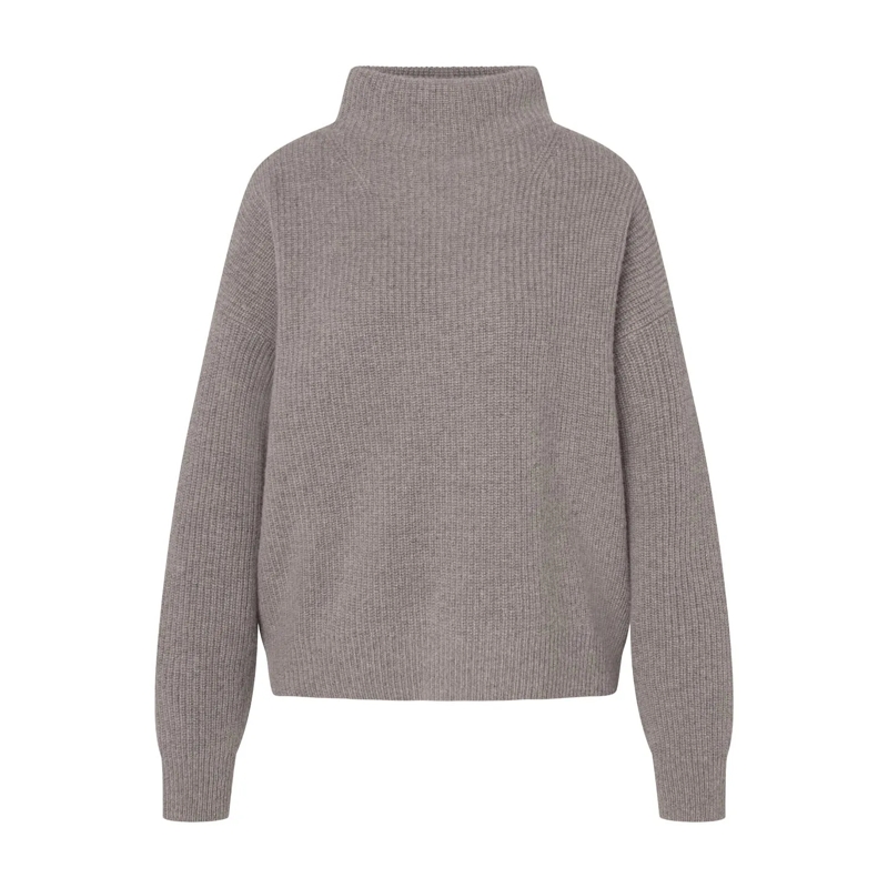 windsor. Pullover Strickpullover aus Wolle & Kaschmir grau