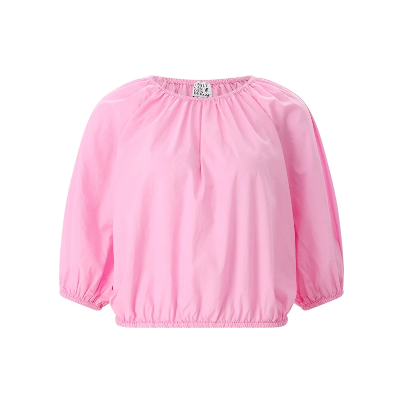 Emily van den Bergh Bluse Blusenshirt aus Baumwolle pink