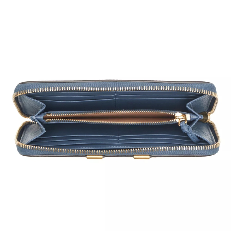 Chloé Portemonnaie mit Zip-Around-Reißverschluss Marcie Wallet Graphite Navy(Image 4)