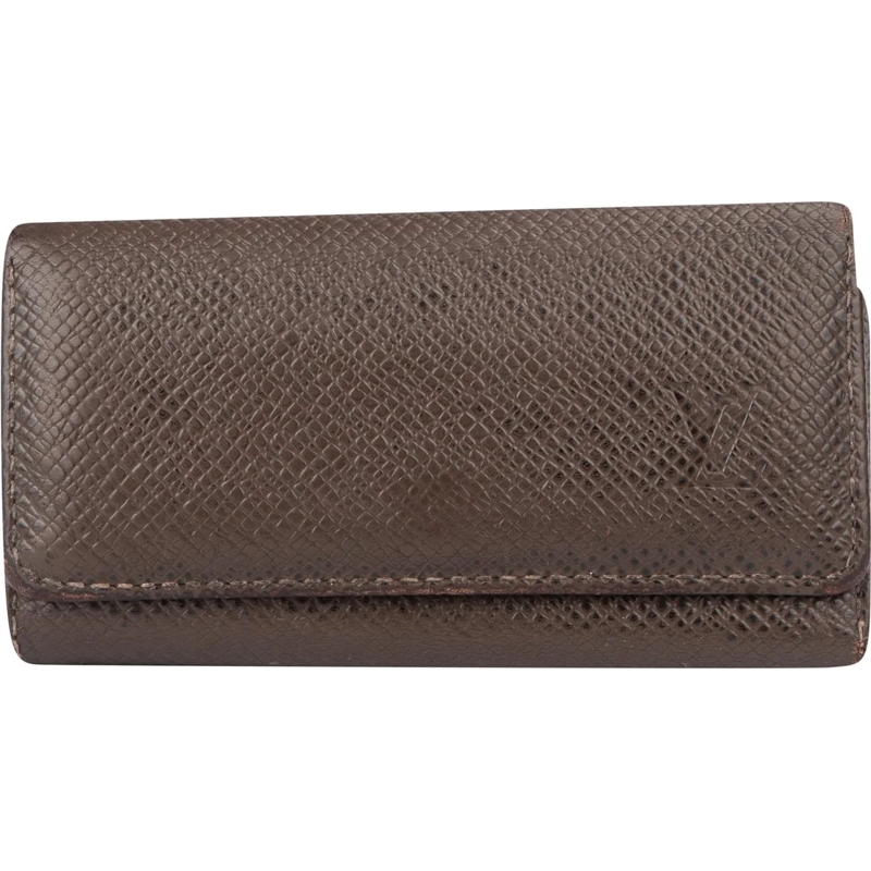 Louis Vuitton Geldbörse Louis Vuitton Brun Taiga Leather Keyholder braun