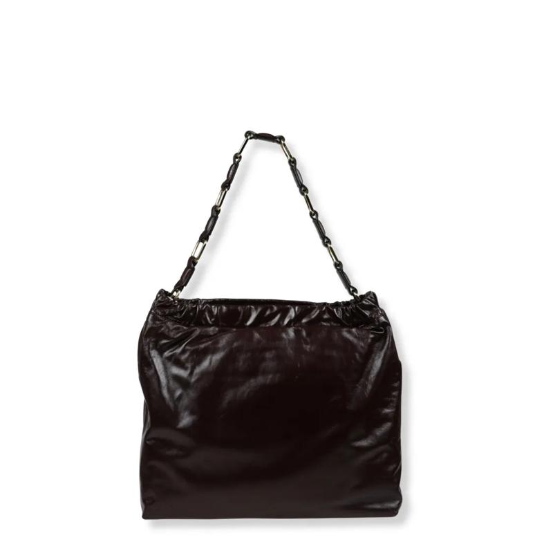 Anine Bing Schultertasche Minimalist Black Shoulder Bag With Structured Silh Black