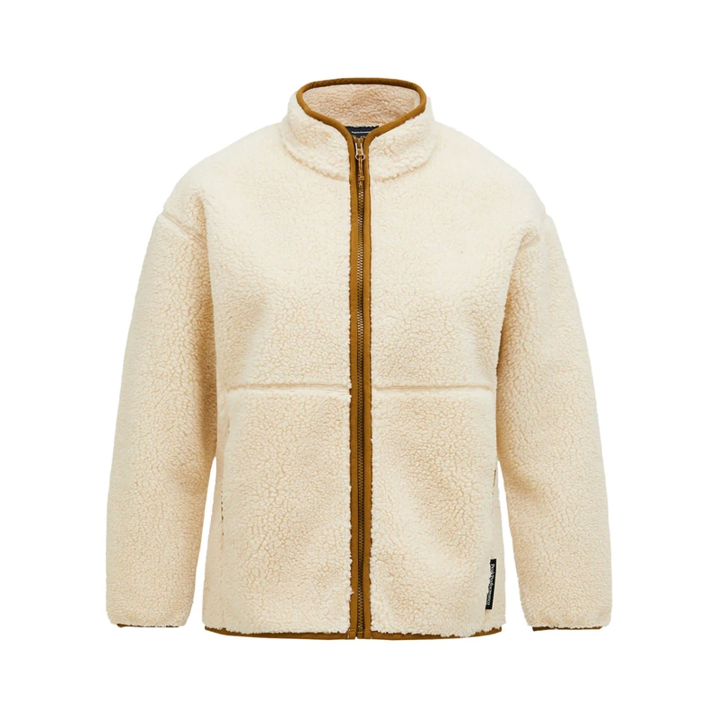 Peak Performance Blazer Jacke mit Teddyfell Creme