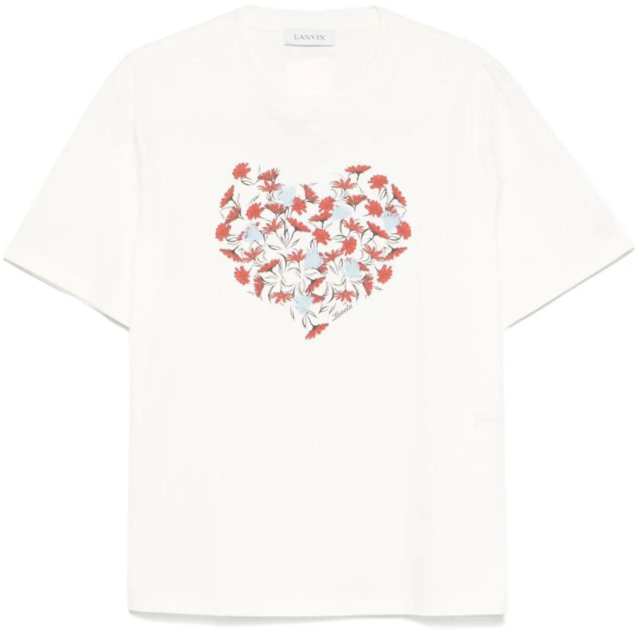 Thumbnail - Lanvin - T-Shirts And Polos Enamel - Größe L - bunt