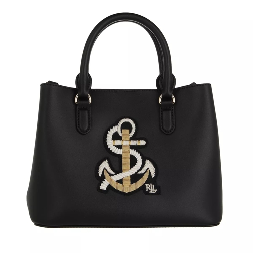 Lauren Ralph Lauren Marcy Ii Satchel Mini Black Fourretout