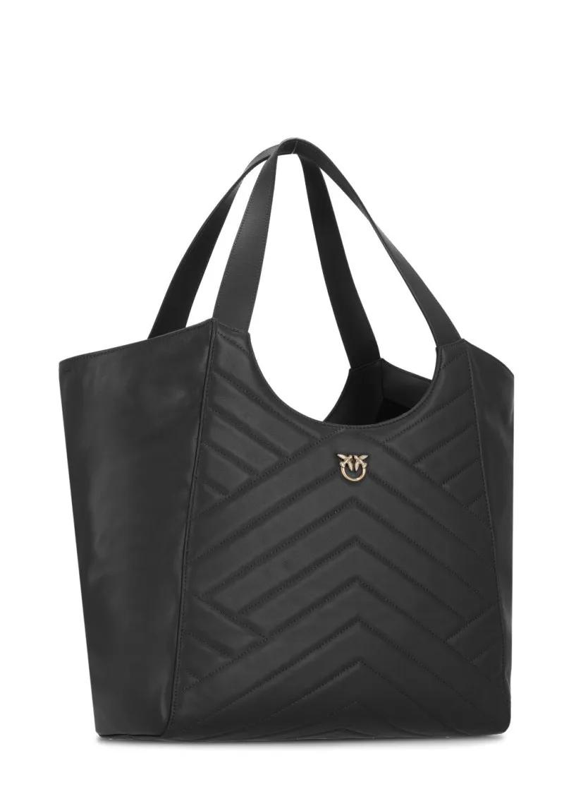 pinko Totes & shoppers Tote Bag Puzzle in zwart