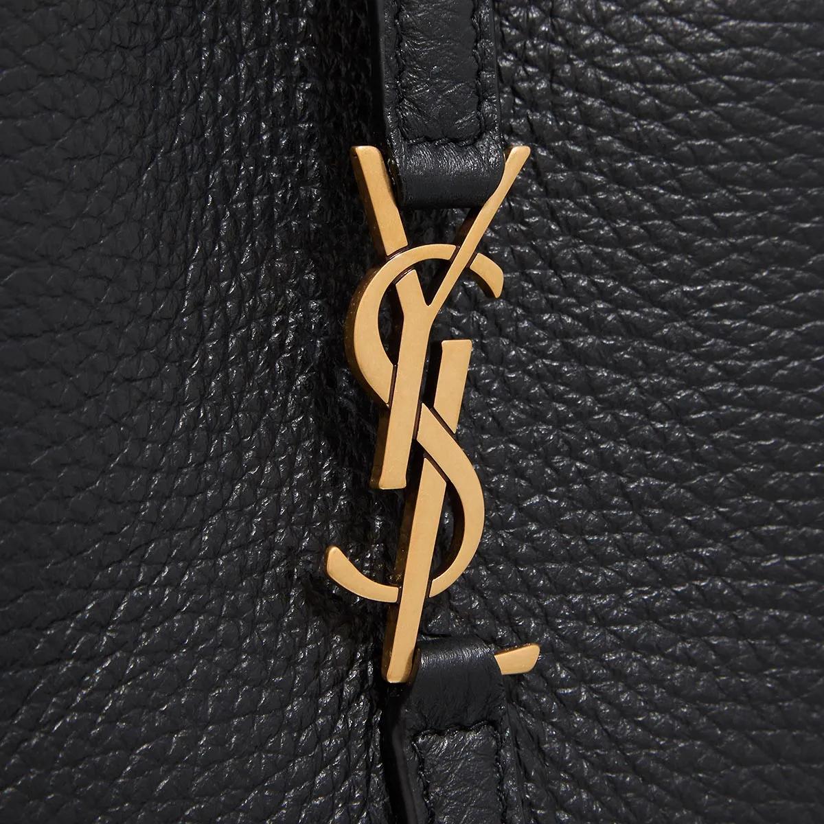Saint Laurent Shoppers & Totes Le 5 à 7 Baby Supple Shoulder Bag in zwart