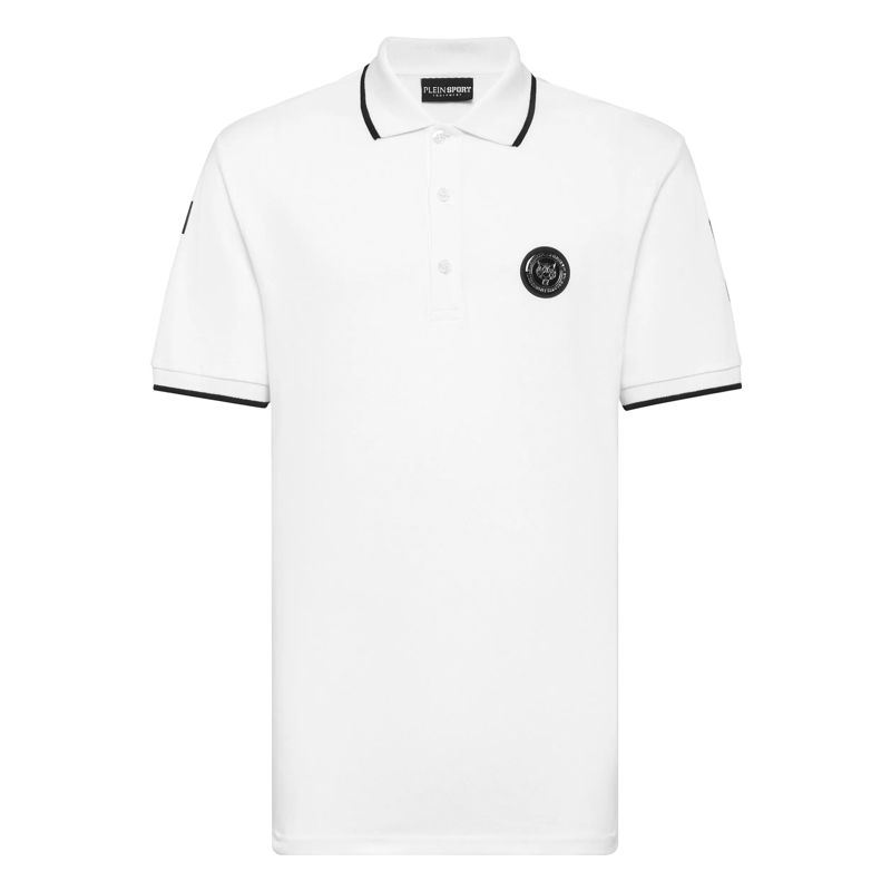 Plein Sport Top Poloshirt weiss