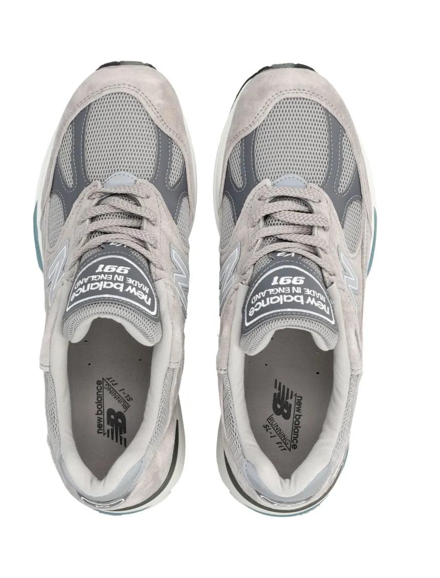 Thumbnail - New Balance Low-Top Sneaker - 991 Classic Suede Sneakers - Gr. 9 - in Grau - für Damen