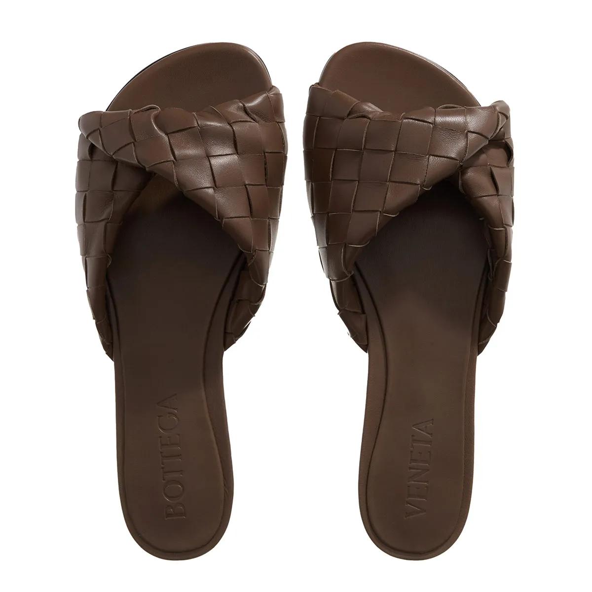 Bottega Veneta Sandalen Blink Flat Sandal in bruin