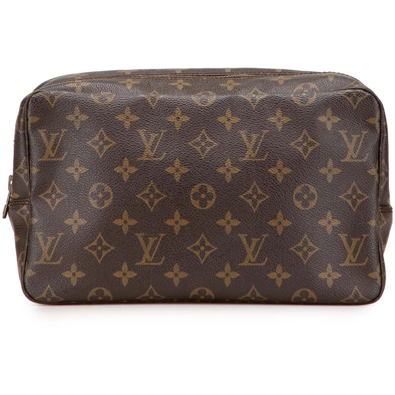Louis Vuitton Clutch Monogram Trousse Toilette 28 braun