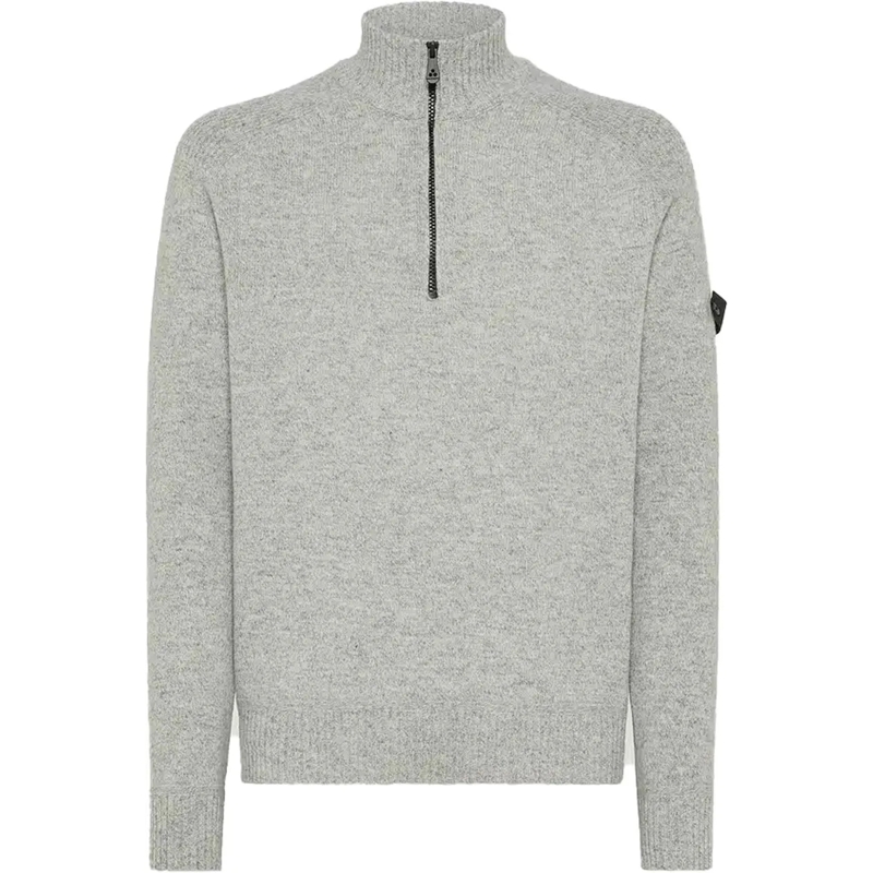 Peuterey Pullover Braille 03 Medium Melange Grey grau