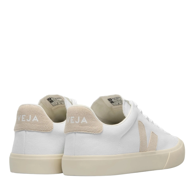 Veja Low-Top-Sneaker Campo Canvas White Sable(Image 3)