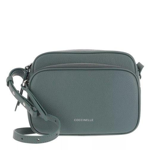 Coccinelle Lea Handbag Grained Leather  Shark Grey Crossbody Bag