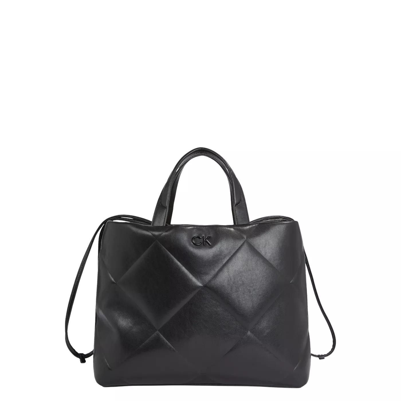 Calvin Klein Crossbody Bags - Calvin Klein Quilt damen Handtasche Schwarz K60K61 - Gr. unisize - in Schwarz - für Damen