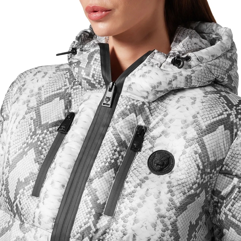 Plein Sport Daunenjacke Jacke Python grau(Image 4)