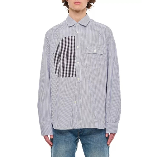 Junya Watanabe Long Sleeves Patch Shirt Blue 