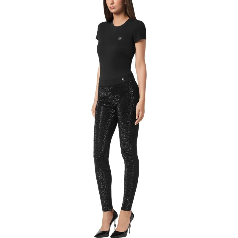 Philipp Plein Leggings Jogging Leggings Embellished schwarz(Image 4)