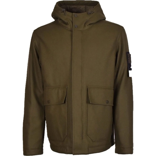 Stone Island Daunenjacken jacket ghost khaki grün