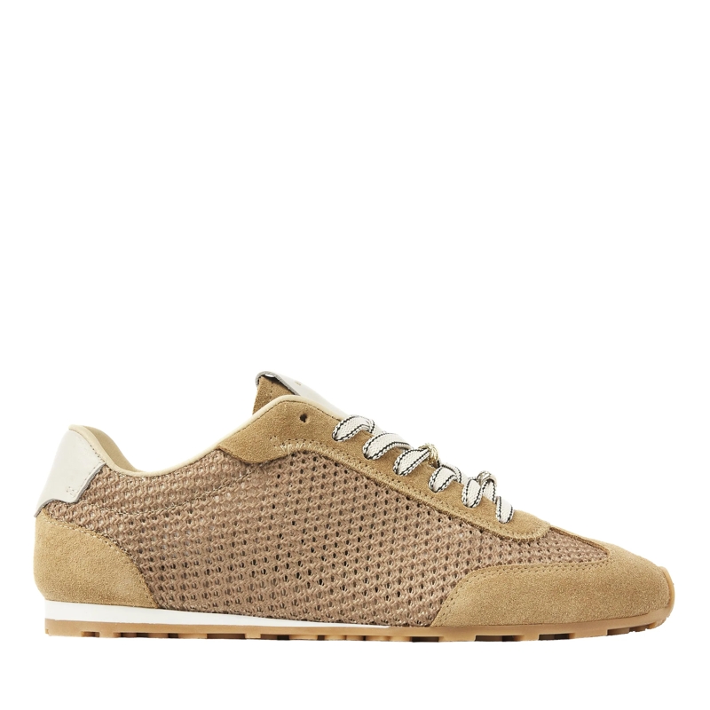 Nubikk Low-Top Sneakers Billy Lou Taupe Mesh