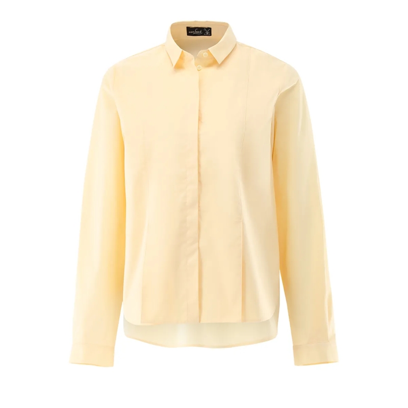 VAN LAACK Bluse Bluse Modern Fit Uni orange