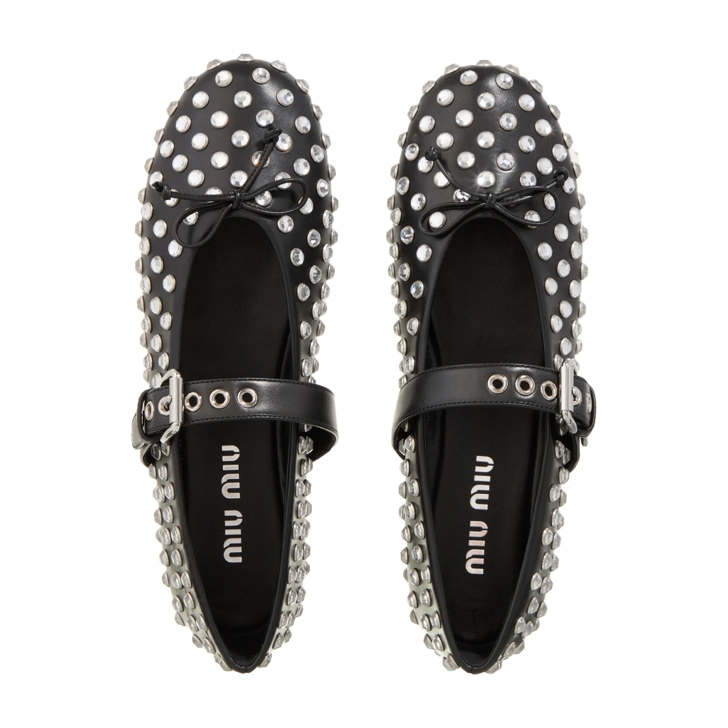 Black and white ballet flats online