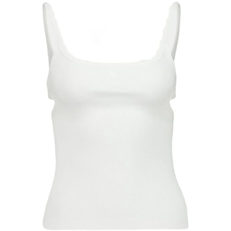 Courrèges Top Top White weiß