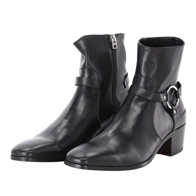 Tom Ford Veterschoenen Stiefel Clint aus Leder schwarz