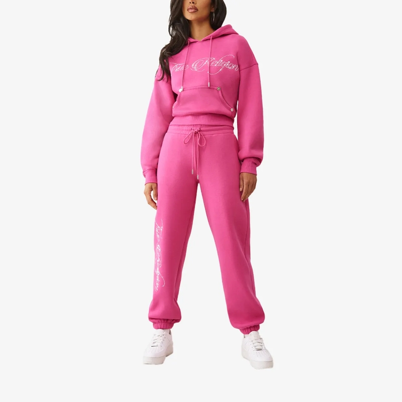 True Religion Jogginghose Jogginghose CRYSTAL Boyfriend pink(Image 2)