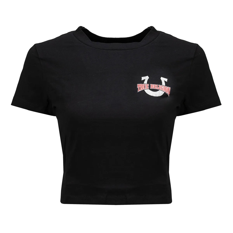 True Religion T-Shirt T-Shirt PRINTED schwarz