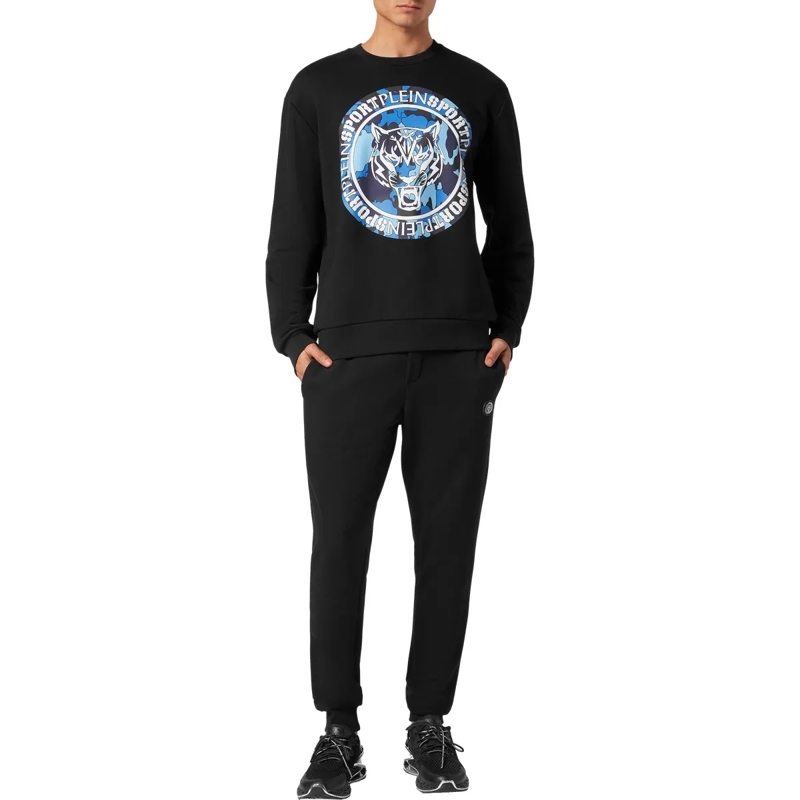 Plein Sport Top Sweatshirt Carbon Tiger schwarz(Image 4)