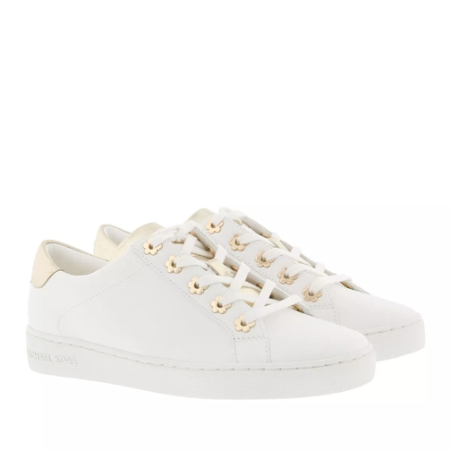 MICHAEL Michael Kors Irving Lace Up Sneaker Optic White/Gold lage-top sneaker