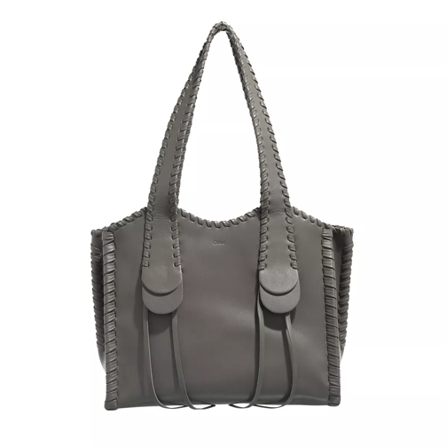 Chloé Medium Mony Shopper Elephant Grey Shopping Bag