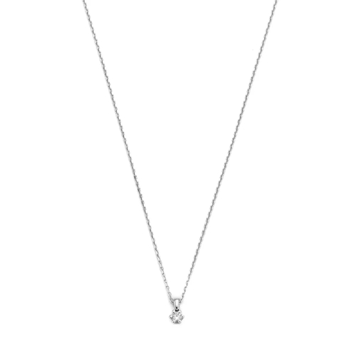 Isabel Bernard De la Paix Sylvie 14 karat necklace | diamond 0.07 White gold Short Necklace
