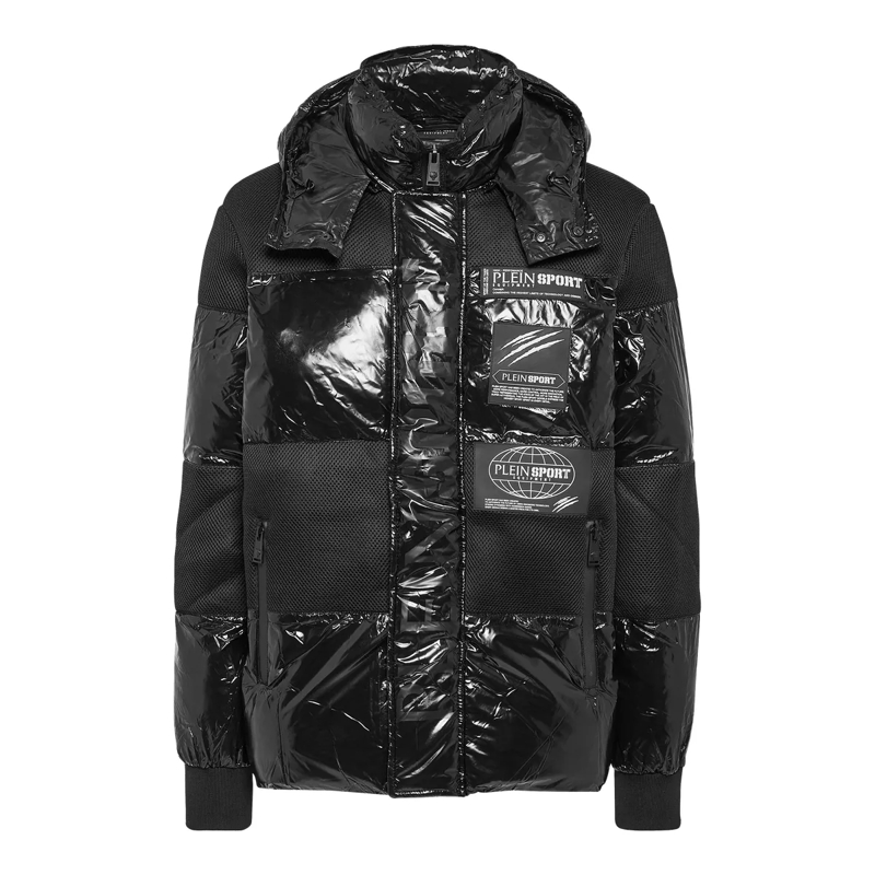 Plein Sport Daunenjacke Jacke Global Express Edition schwarz