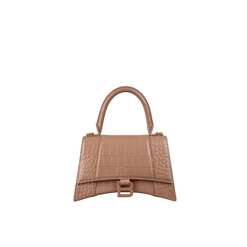 Balenciaga Schultertasche Hourglass Handbag Brown