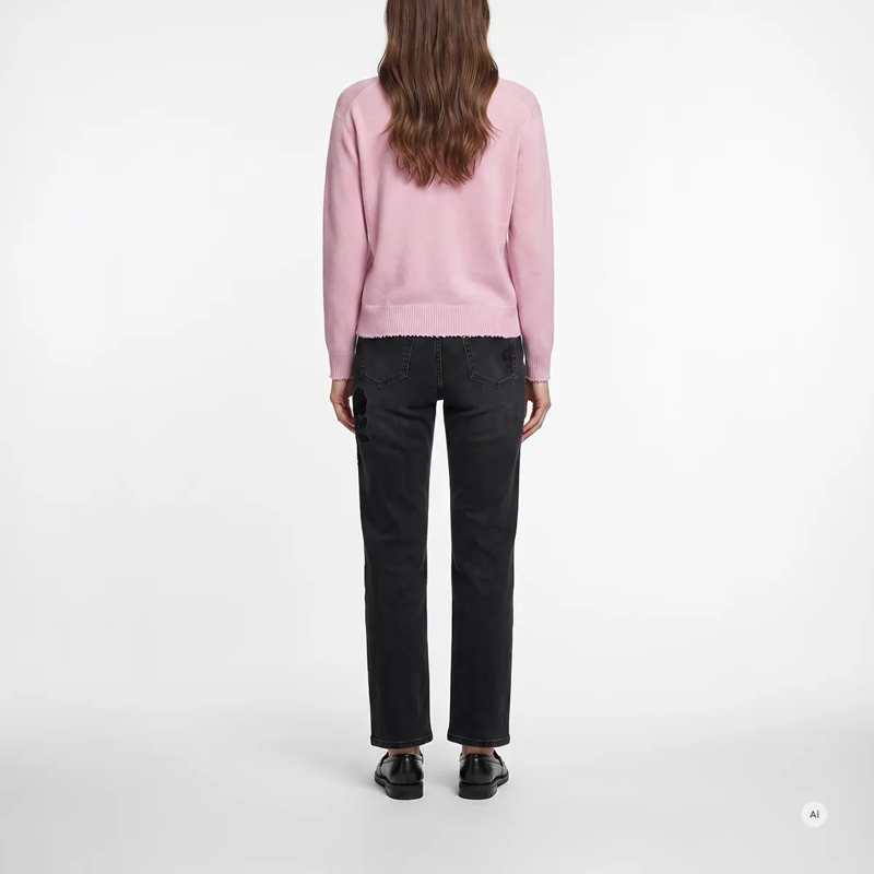 Marc Aurel Pullover Dieser V-Ausschnitt-Pullover aus Cotton/Wool-Mix m pink(Image 4)