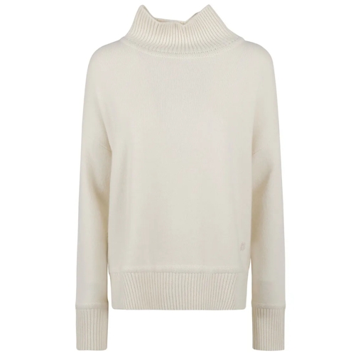 Kujten Rollkragenpullover White Cashmere Roll Neck Sweater White