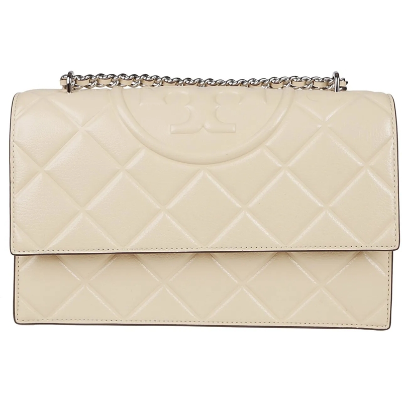 Tory Burch Tote Fleming Convertible Shoulder Bag Nude & Neutrals beige