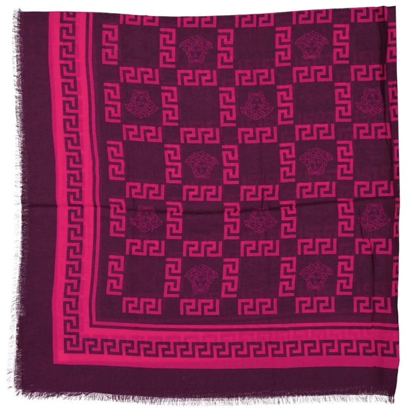 Versace T-Shirt VERSACE Foulard Square Scarf lila