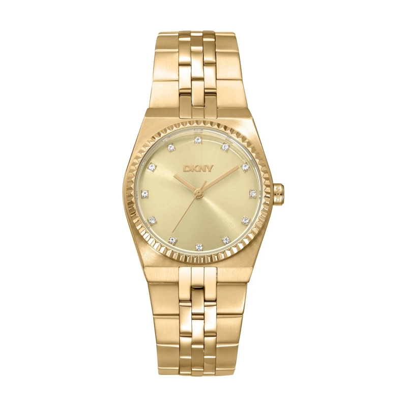 DKNY Quarzuhr Quarzuhr Essentials Watch gold