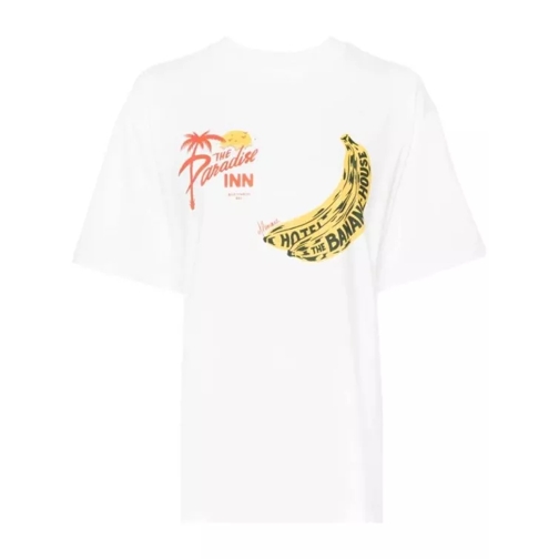 Alemais Banana Cotton T-Shirt White 