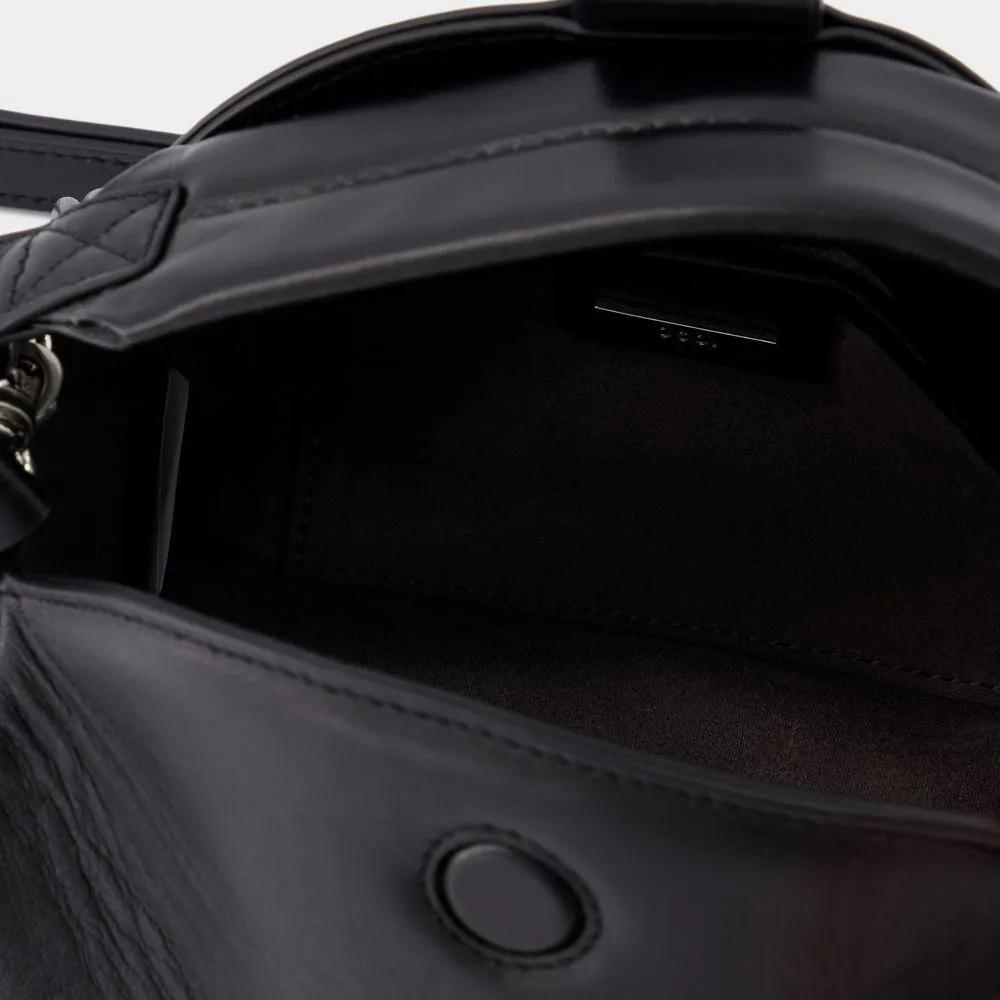 Osoi Crossbody bags Cassette Bag Leather Black in zwart