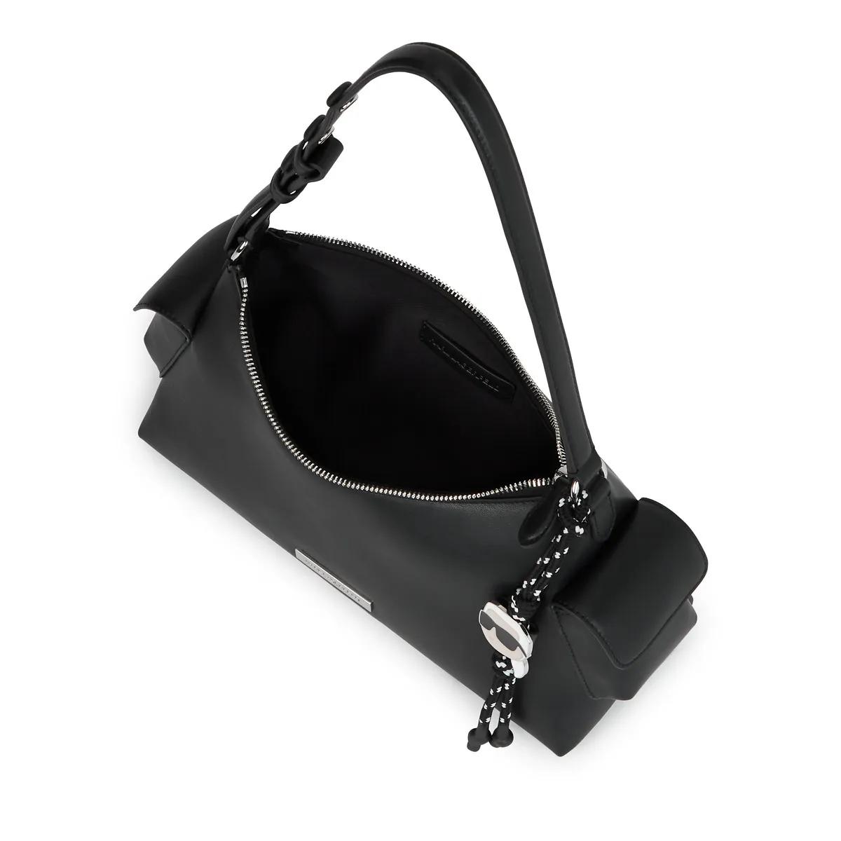 Thumbnail - Karl Lagerfeld Hobo Bags - Ikon Glatte Cargo-Schultertasche - Gr. unisize - in Schwarz - für Damen