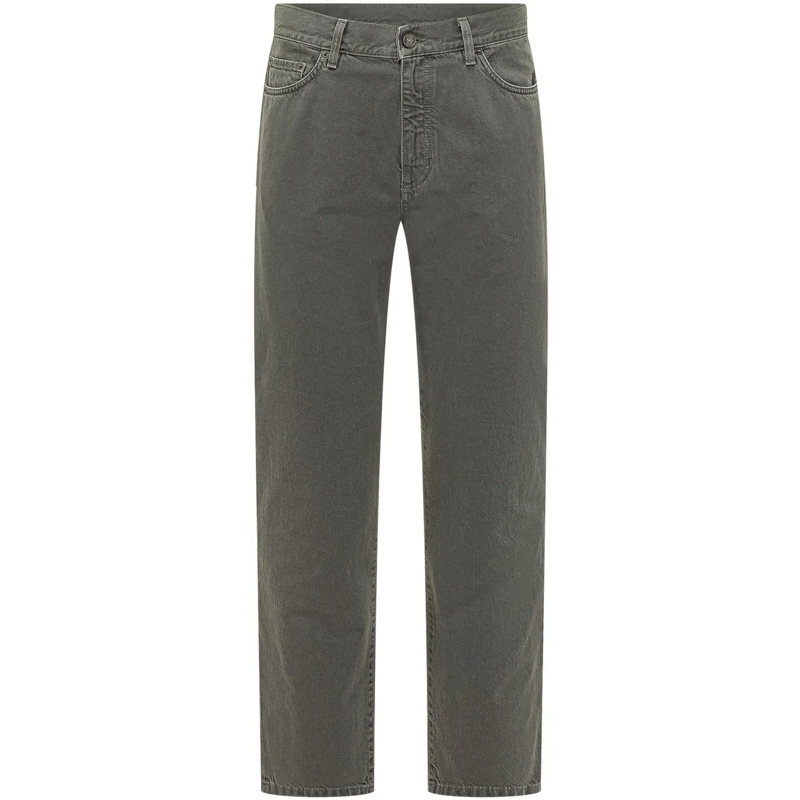 Zegna Jeans à jambe droite Pantalone Cinque Tasche a Gamba Dritta dunkelgrau