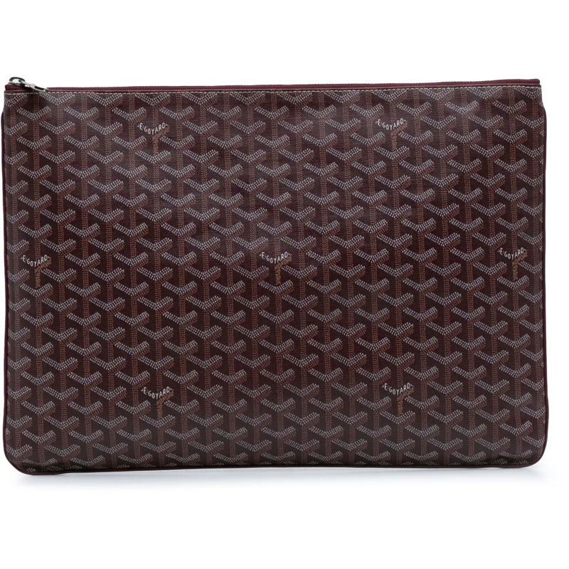 GOYARD Pochette Goyardine Senat GM rot